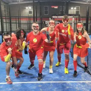 campeonato por equipos padelante superheroes 8